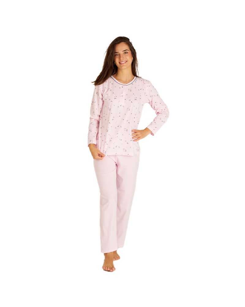 Pijama Verano Algodón Señora Estampado Mónica a precio barato