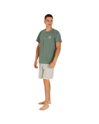 Pijama Verano Caballero Estampado Escudo al mejor precio