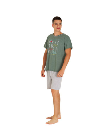 Pijama Verano Caballero Estampado Olas al mejor precio