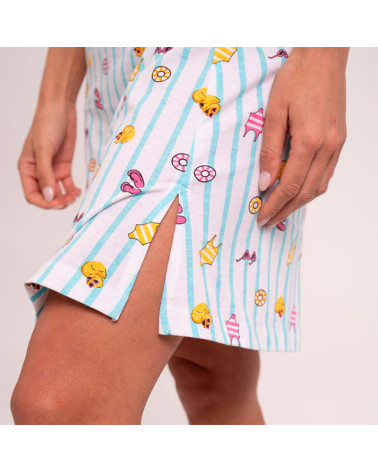 Camisón Verano Mujer Estampado Playero MuyDemi a precio barato