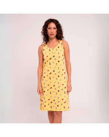 Camisón Verano Mujer Estampado fantasía Frutas MuyDemi a precio barato