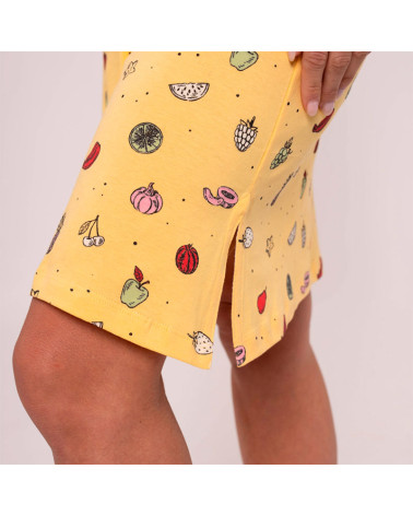 Camisón Verano Mujer Estampado fantasía Frutas MuyDemi a precio barato
