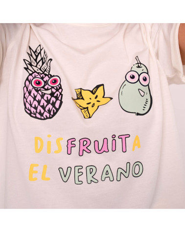 Pijama Mujer Algodón Verano Frutas Fantasia a precio barato