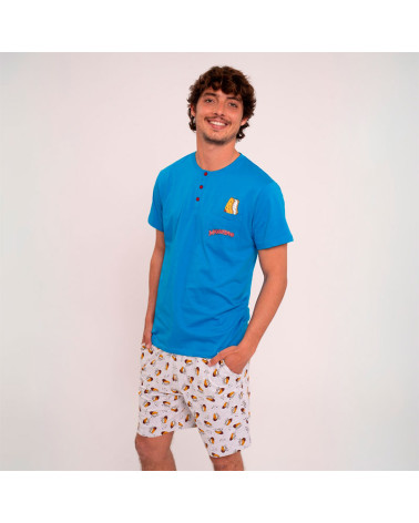 Pijama Hombre Algodón Helado Verano MuyDemi a precio barato