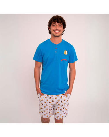 Pijama Hombre Algodón Helado Verano MuyDemi a precio barato