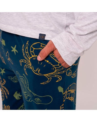 Pijama Hombre Algodón Botella Verano MuyDemi a precio barato