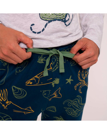 Pijama Hombre Algodón Botella Verano MuyDemi a precio barato