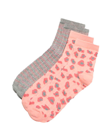 Pack 2 Pares de Calcetines Tobilleros Mujer Fantasía