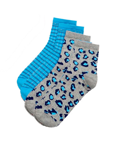 Pack 2 Pares de Calcetines Tobilleros Mujer Fantasía con precio barato