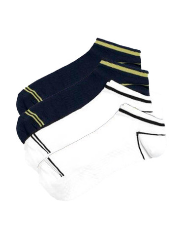 Pack de 2 Pares de Calcetines Deportivos Invisibles Caballero
