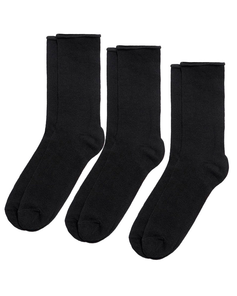 Pack de 3 Pares de Calcetines Caballero Bambú Sin Puño Ysabel Mora