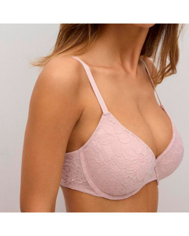 Conjunto Sujetador B Con Aro Con Relleno + Braga Midi Ysabel Mora