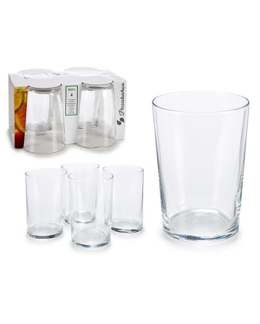 Juego 4 Vasos Bistro Maxi Cristal 510 Ml a precio barato