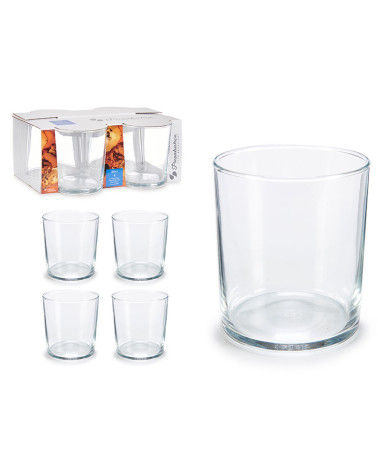 Juego 4 Vasos Bistro Pinta Cristal 380 Ml a precio barato