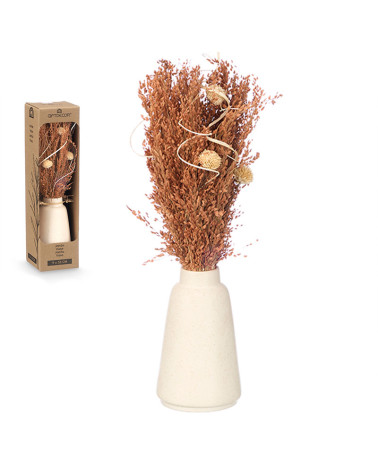 Florero Cerámica Alto Flor Seca