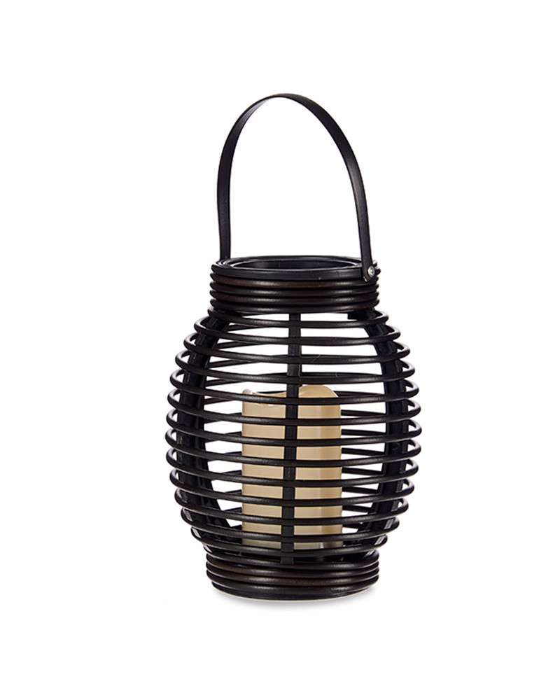 Farol Vela LED de Sobremesa con Asa – Iluminación Decorativa y Funcional