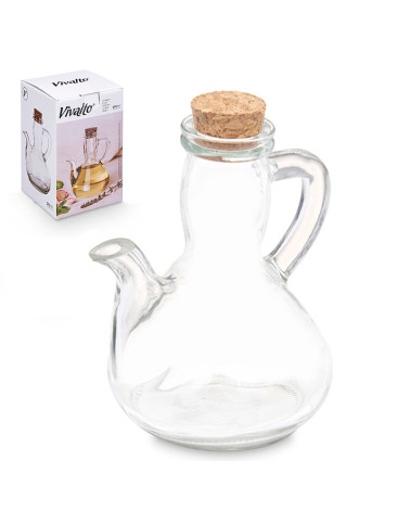Aceitera Porrón 290 Ml con Tapón de Corcho Hostelería a precio barato