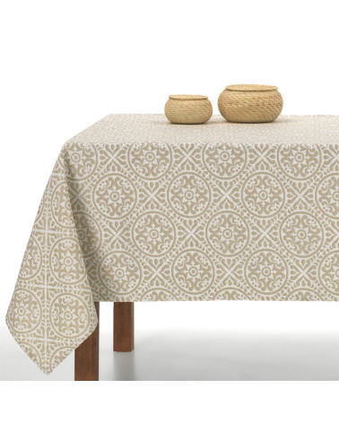 Tapete o Mantel Tela Jacquard Rústico Makena  a precio bajo