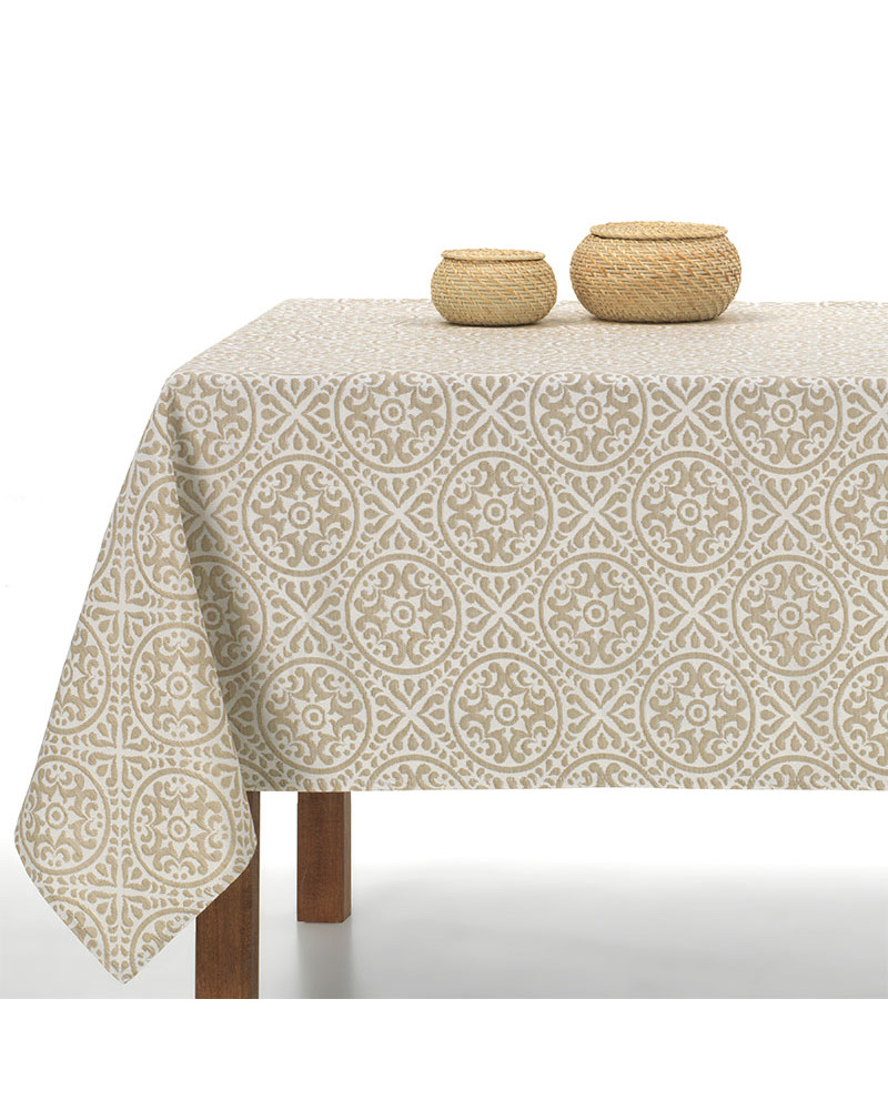 Tapete o Mantel Tela Jacquard Rústico Makena  a precio bajo