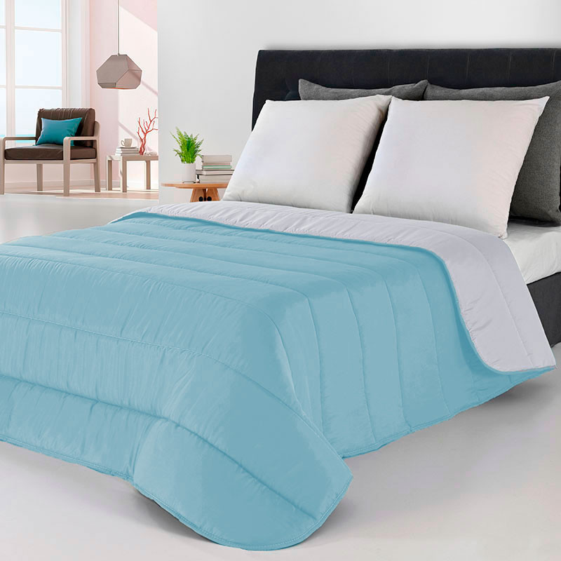 Edredones Nordico Azul Turquesa Edredón Nórdico 300gr Bicolor