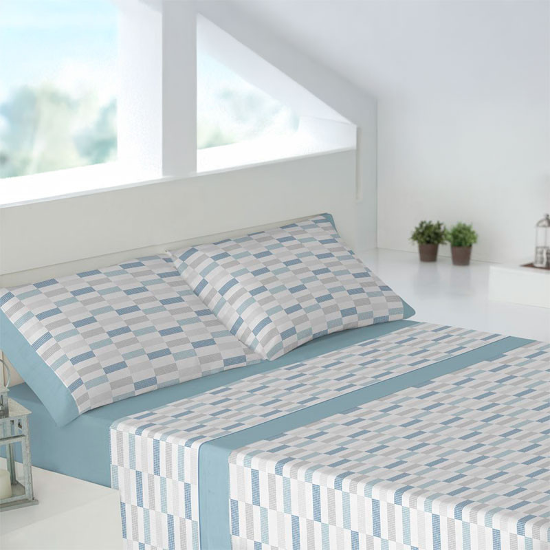 Juego de Sábanas Cottage 144 Hilos – Estilo Juvenil y Confort