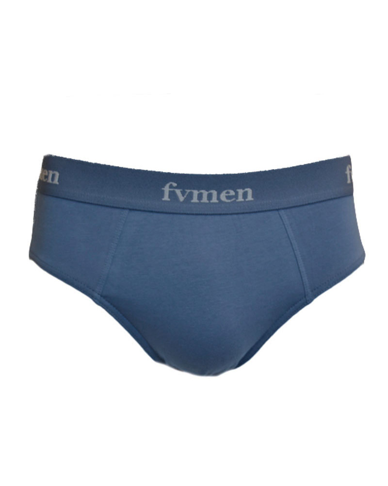 Slip Caballero Algodón Liso SB80 a precio barato Talla M Color Azul