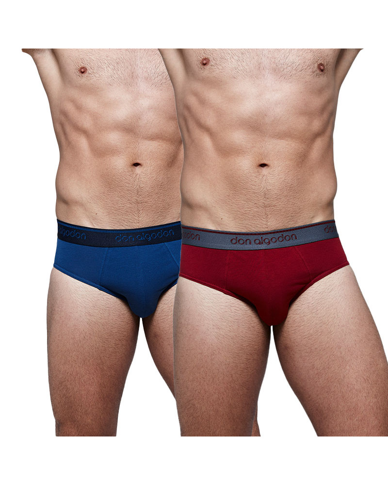 Slip Caballero Clásico Liso Don Algodón Pack a precio barato