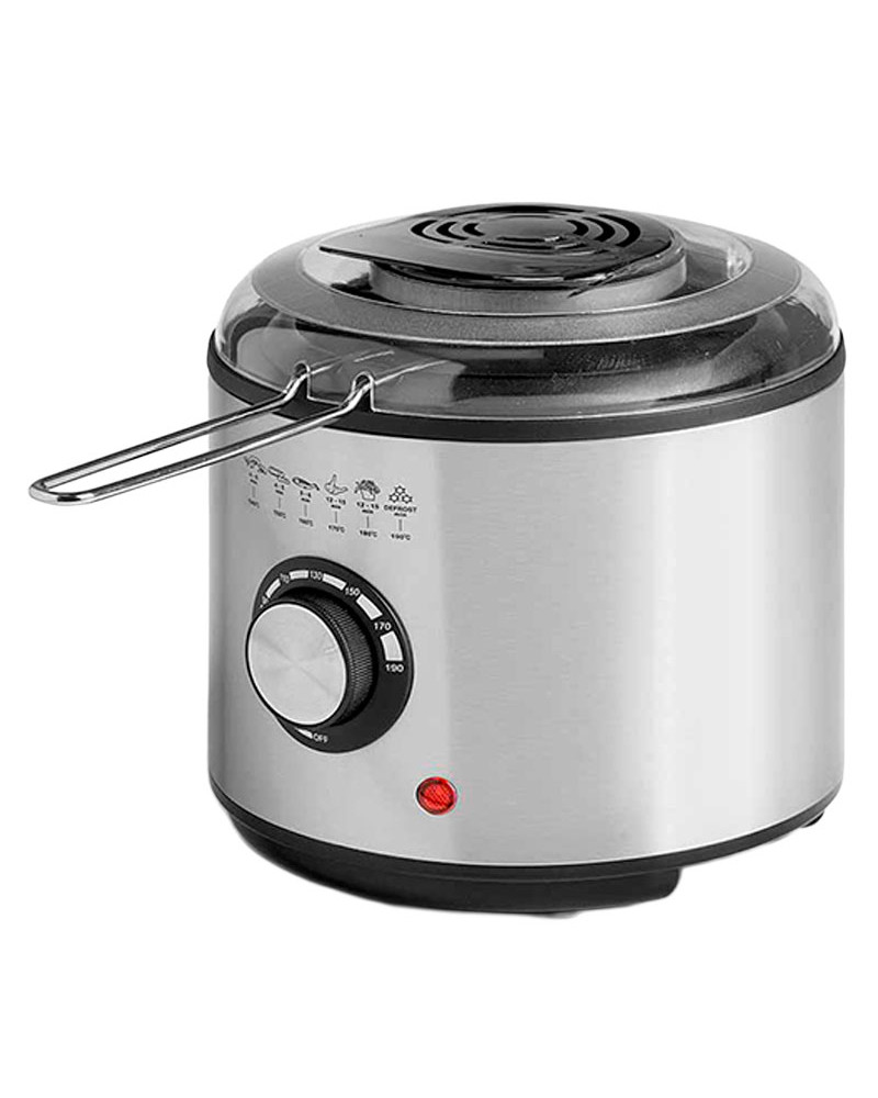 Freidora de Acero Inoxidable de 950W – Compacta, Potente y Eficiente