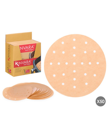 Set 50 Revestimientos Papel Freidora Aire Redondo a precio barato