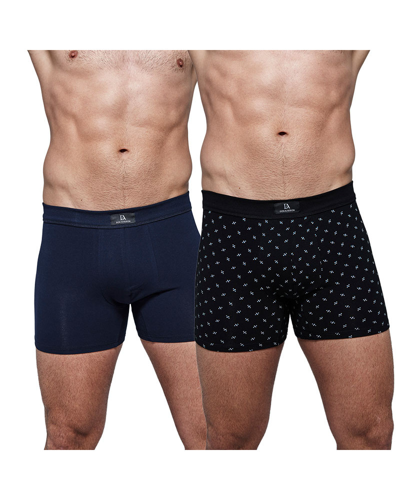 Boxer Caballero Clásico Estampado Don Algodón Pack 2 a precio barato