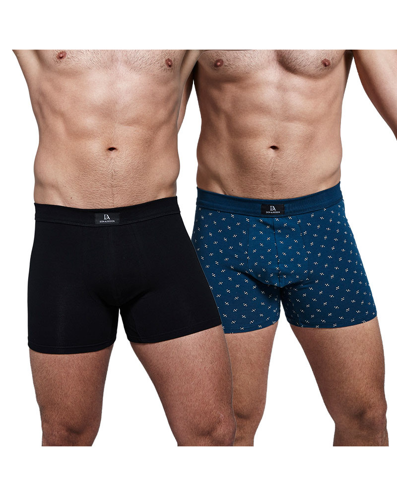 Boxer Caballero Clásico Estampado Don Algodón Pack 2 a precio barato