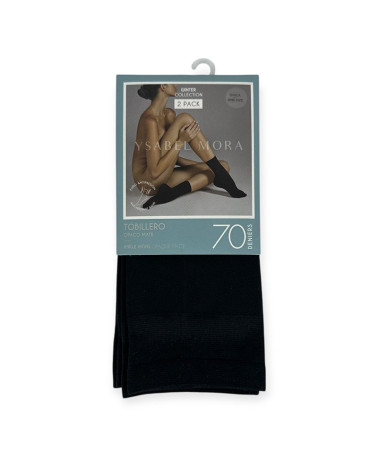 Calcetín Tobillero 70 Den 18116 Pack 2 Ysabel Mora a precio barato