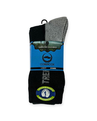 Calcetines Hombre Trekking Coolmax – Pack de 3 para Senderismo barato