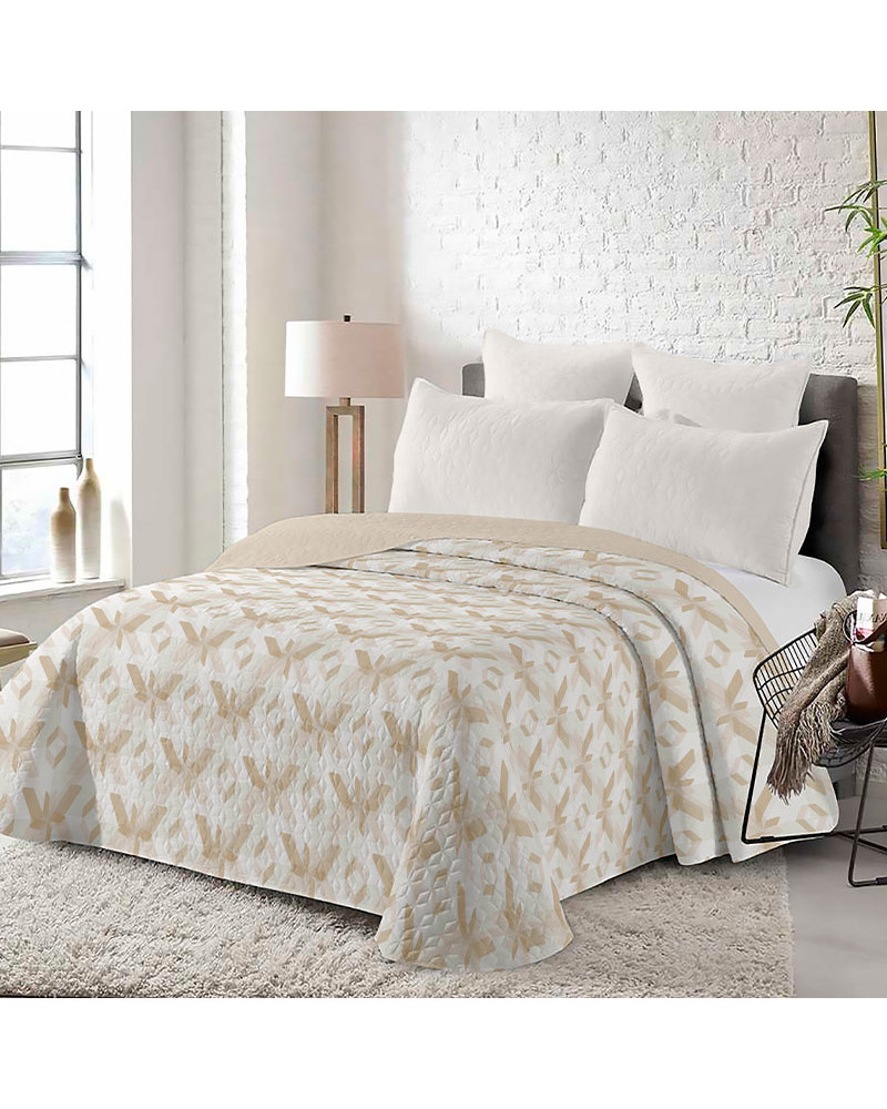 Colcha Bouti Termosellada Estampada Reversible Kylar - Estilo barato