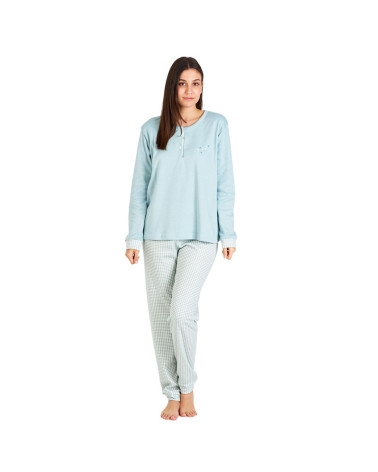 Pijama Señora de Invierno Musical de Algodón – Interior Perchado