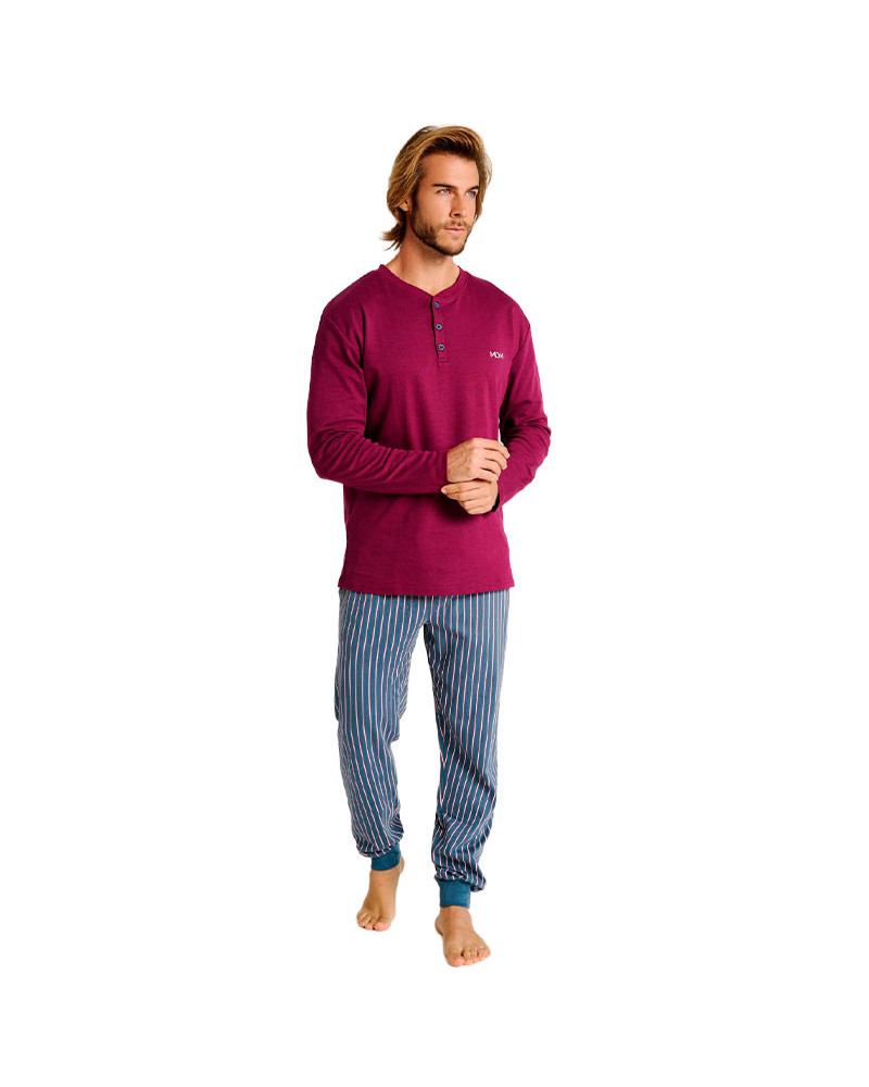 Pijama Caballero Invierno Interlock MuyDeMi Tapeta barato