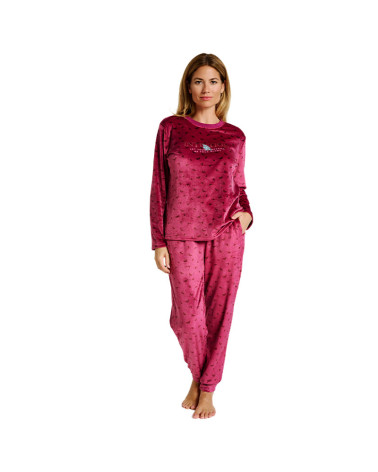 Pijama Mujer Invierno Terciopelo Spandex MuyDeMi Aves con la mejor oferta