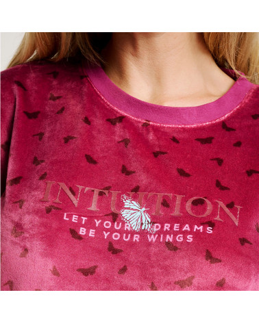 Pijama Mujer Invierno Terciopelo Spandex MuyDeMi Aves con la mejor oferta
