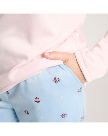 Pijama Mujer Invierno Interlock MuyDeMi Flores con la mejor oferta