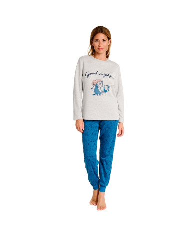 Pijama Mujer Invierno Interlock MuyDeMi Buenas Noches con la mejor oferta