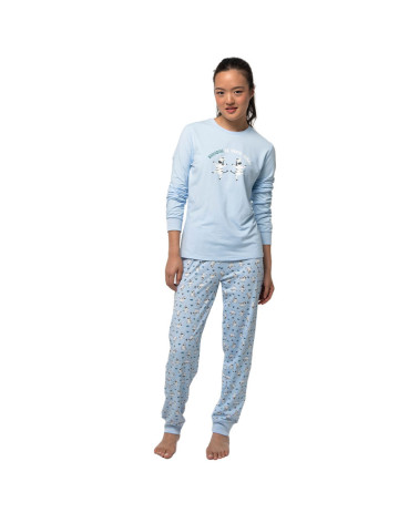 Pijama invierno mujer barato viscosa perchado estampado cebras