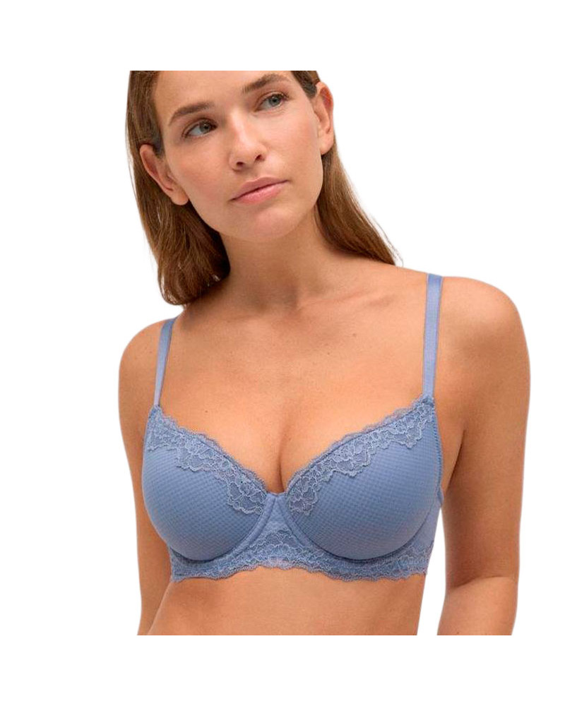 Sujetador Jacquard con aro y relleno barato Ysabel Mora