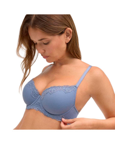 Sujetador Jacquard con aro y relleno barato Ysabel Mora
