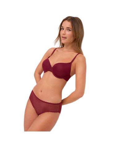 Conjunto barato Ysabel Mora sujetador copa B + braga midi