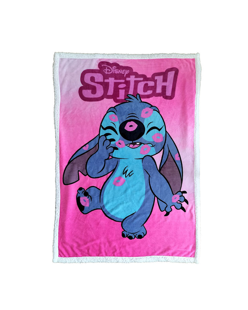 Manta Coralina Borreguillo  Lilo & Stitch con la mejor oferta