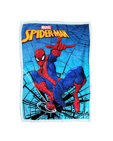 Manta Coralina Borreguillo Spiderman Fierce Force con la mejor oferta