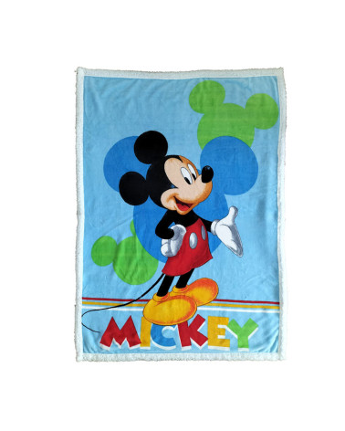 Manta Coralina Borreguillo Mickey Mouse Color Pop Travel barata