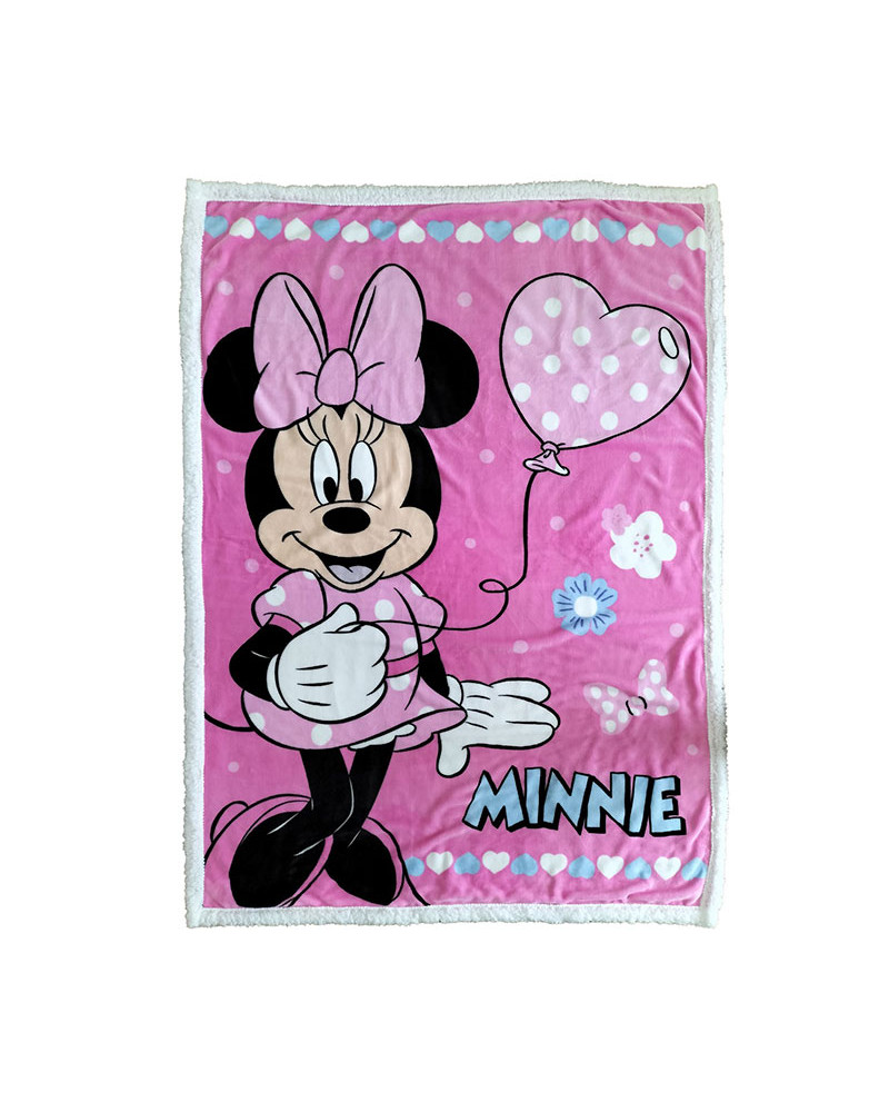 Manta Coralina Borreguillo Minnie Mouse Dotty Delight Barata