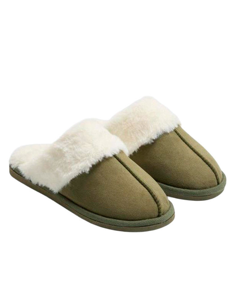 Zapatillas De Casa YSABEL MORA Con Forro De Pelo Rojo – Exterior De Ante Suave, Diseño Acogedor, Talla 38-39, Ideales Para Invierno