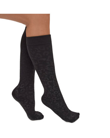 Mini medias Leopardo térmicas mujer baratas Ysabel Mora